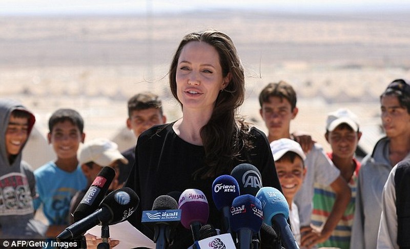 Angelina Jolie Shares Emotional Message During Visit to Jordan Refugee Camps